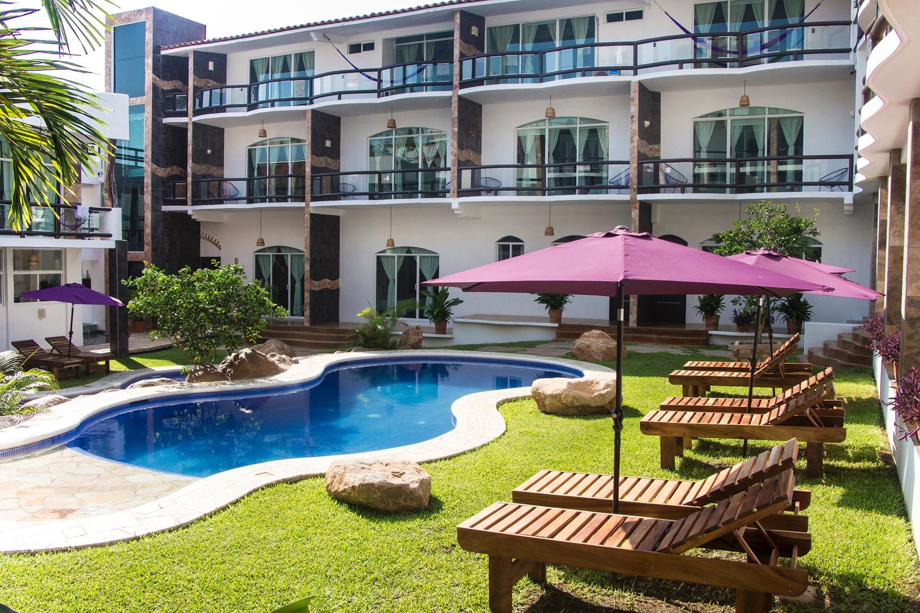 Hotel Rockaway Puerto Escondido  Buitenkant foto